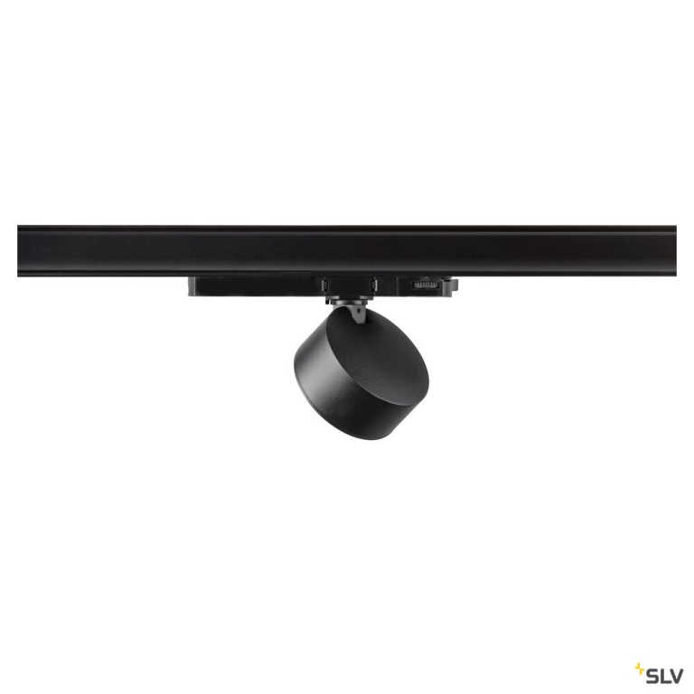 SLV KALU 2.0, 3~ Spot, PHASE, zylindrisch, 4000 K, 10 W, 36°, schwarz