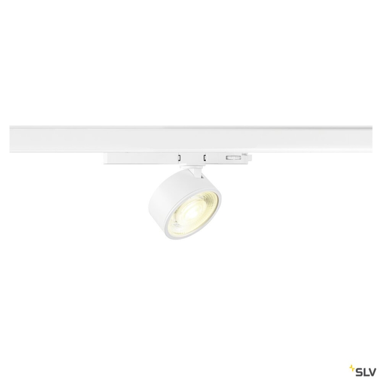 SLV KALU 2.0, 3~ Spot, PHASE, zylindrisch, 4000 K, 10 W, 36°, weiß