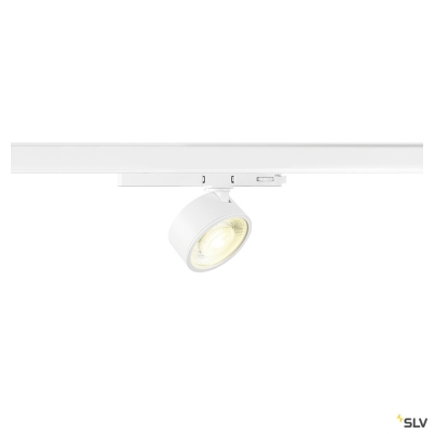 SLV KALU 2.0, 3~ Spot, PHASE, zylindrisch, 4000 K, 10 W, 36°, weiß