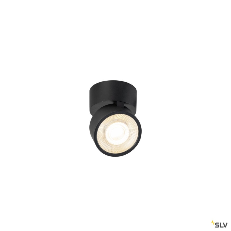 SLV KALU 2.0, Wand- und Deckenaufbauleuchte, PHASE, 2700 K, 10 W, 36°, schwarz