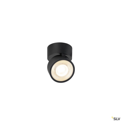 SLV KALU 2.0, Wand- und Deckenaufbauleuchte, PHASE, 2700 K, 10 W, 36°, schwarz