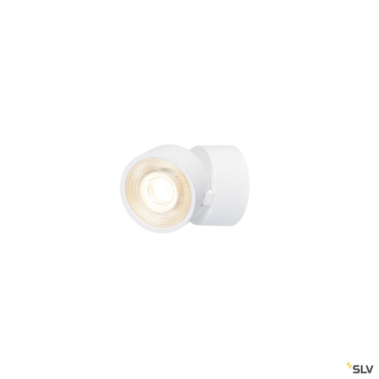 SLV KALU 2.0, Wand- und Deckenaufbauleuchte, PHASE, 2700 K, 10 W, 36°, weiß