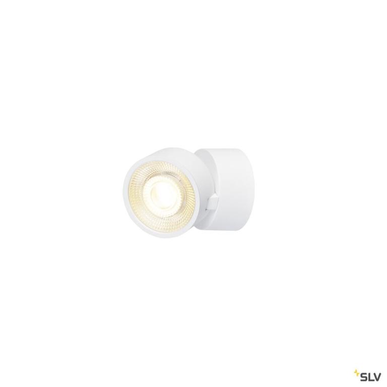 SLV KALU 2.0, Wand- und Deckenaufbauleuchte, PHASE, 3000 K, 10 W, 36°, weiß