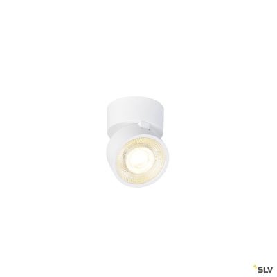 SLV KALU 2.0, Wand- und Deckenaufbauleuchte, PHASE, 3000 K, 10 W, 36°, weiß