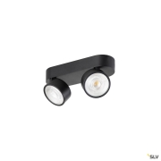 KALU 2.0, Wand- und Deckenaufbauleuchte, PHASE, 3000 K, 19 W, 36°, schwarz