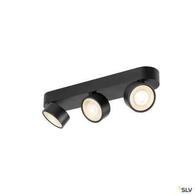 SLV KALU 2.0, Wand- und Deckenaufbauleuchte, PHASE, 2700 K, 28 W, 36°, schwarz