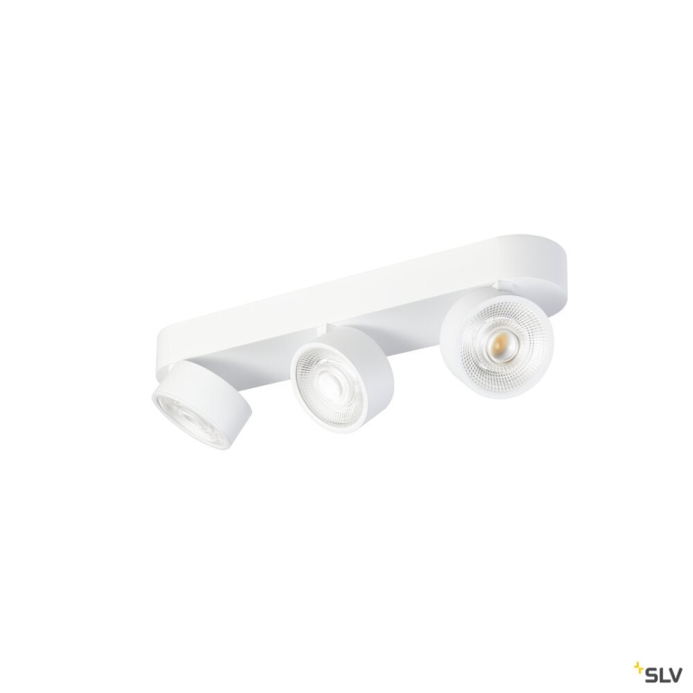 SLV KALU 2.0, Wand- und Deckenaufbauleuchte, PHASE, 2700 K, 28 W, 36°, weiß