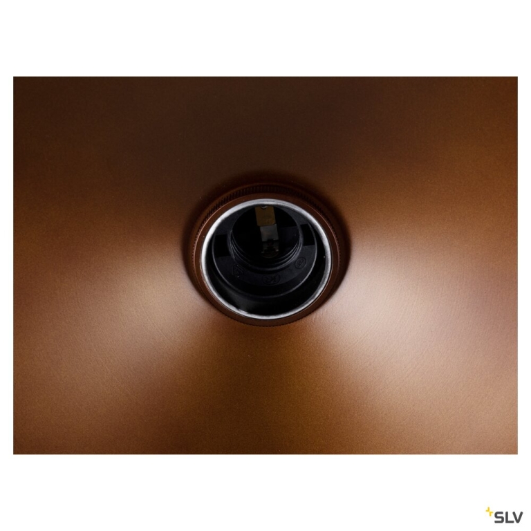SLV LALU®, Pendelleuchte, E27 Base, Mix&Match, Pendellänge 200 cm, 1 x max. 10 W, schwarz