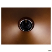 LALU®, Pendelleuchte, E27 Base, Mix&Match, Pendellänge 200 cm, 1 x max. 10 W, schwarz