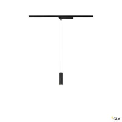 SLV LALU®, 1~Pendelleuchte, PHASE, LED Base, Mix&Match, Pendellänge 200 cm, 2700/3000K, 40°, schwarz
