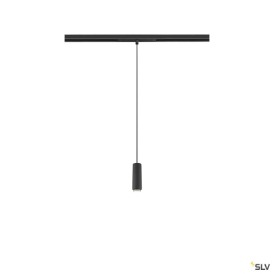 SLV LALU®, 48V Pendelleuchte, DALI, LED Base, Mix&Match, Pendellänge 200 cm, 2700/3000K, 40°, schwarz