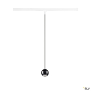 DYSKO, 1~ Pendelleuchte, PHASE, Pendellänge 200 cm, 2700K, 36°, weiß / schwarz