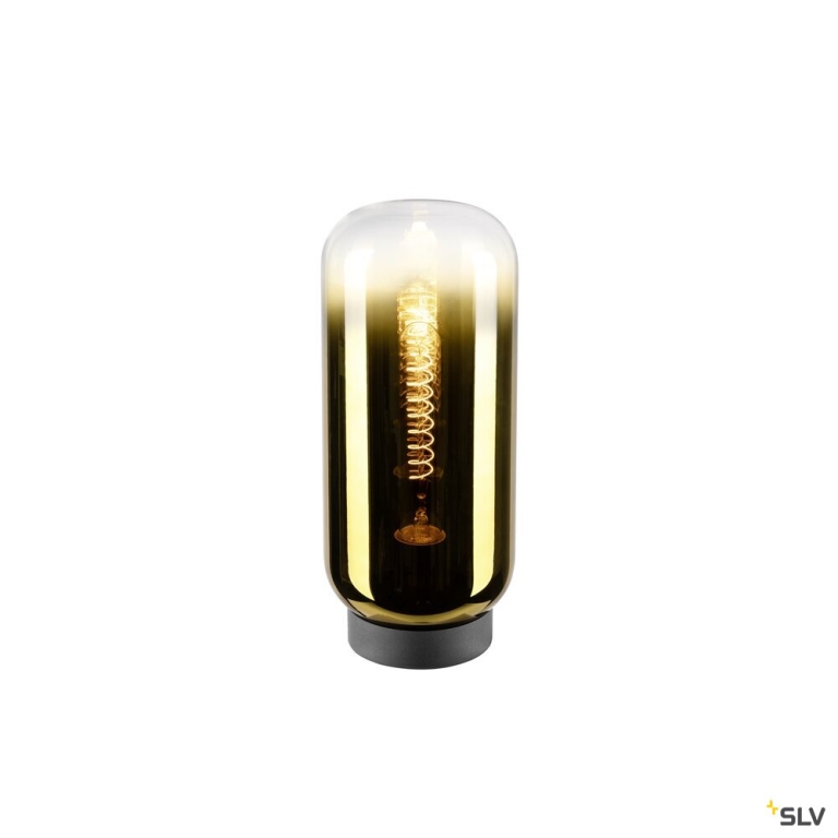 SLV PANTILO SLIM, Tischleuchte, zylindrisch, 1 x max. 15 W E27, gold