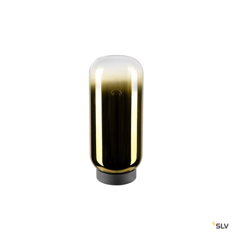 SLV PANTILO SLIM, Tischleuchte, zylindrisch, 1 x max. 15 W E27, gold