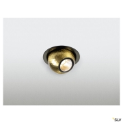 DYSKO, Deckeneinbauleuchte, rund, PHASE, 2700K, 6.4 W, 36°, schwarz / gold