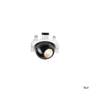 DYSKO, Deckeneinbauleuchte, rund, PHASE, 2700K, 6.4 W, 36°, weiß / schwarz