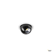 DYSKO, Deckeneinbauleuchte, rund, PHASE, 2700K, 6.4 W, 36°, weiß / schwarz