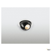 DYSKO, Deckeneinbauleuchte, rund, PHASE, 2700K, 6.4 W, 36°, weiß / schwarz