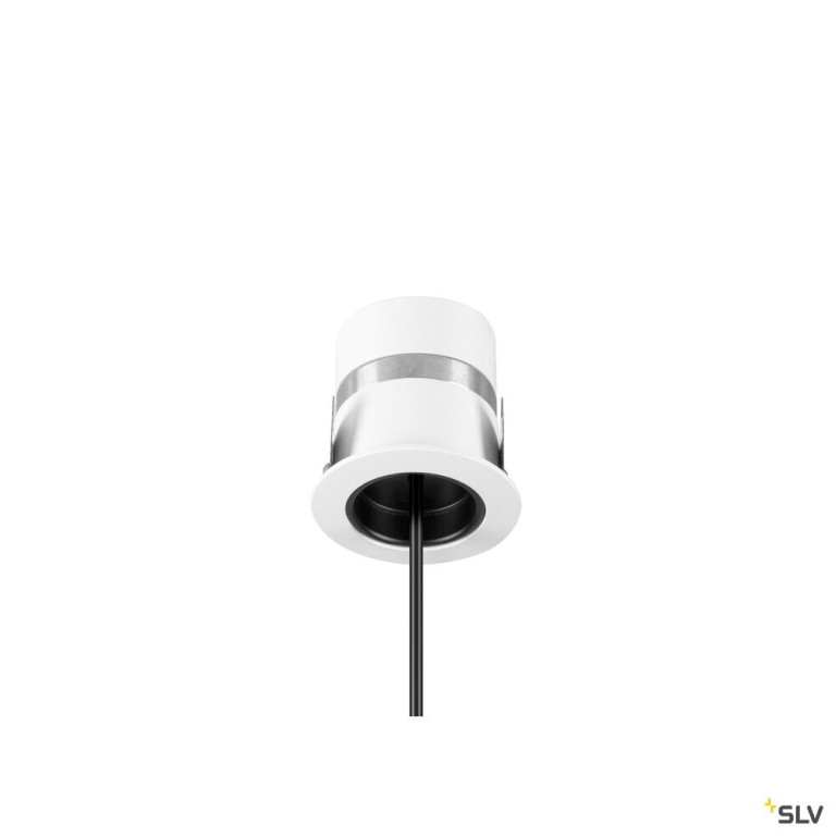 SLV DYSKO, Pendelleuchte, PHASE, Pendellänge 200 cm, 2700K, 36°, weiß / schwarz