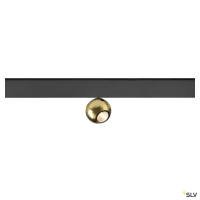 SLV DYSKO, 48V Spot, DALI, deep & recessed track, 2700K, 5.6 W, 36°, schwarz / gold