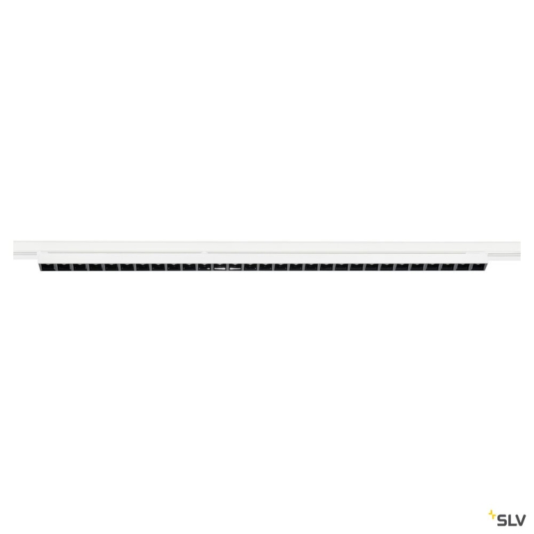 SLV SIGHT EVO, 3~ Spot, DALI, single, rechteckig, 3000K, 25 W, 60°, weiß / schwarz