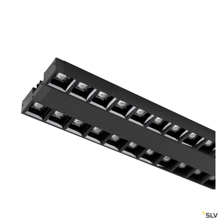 SLV SIGHT EVO, 3~ Spot, DALI, double, rechteckig, 4000K, 25 W, 60°, schwarz
