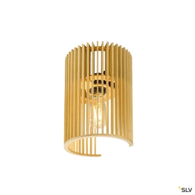 SLV WUD WL, E27, Wandaufbauleuchte, zylindrisch, 1 x max. 40 W, natur