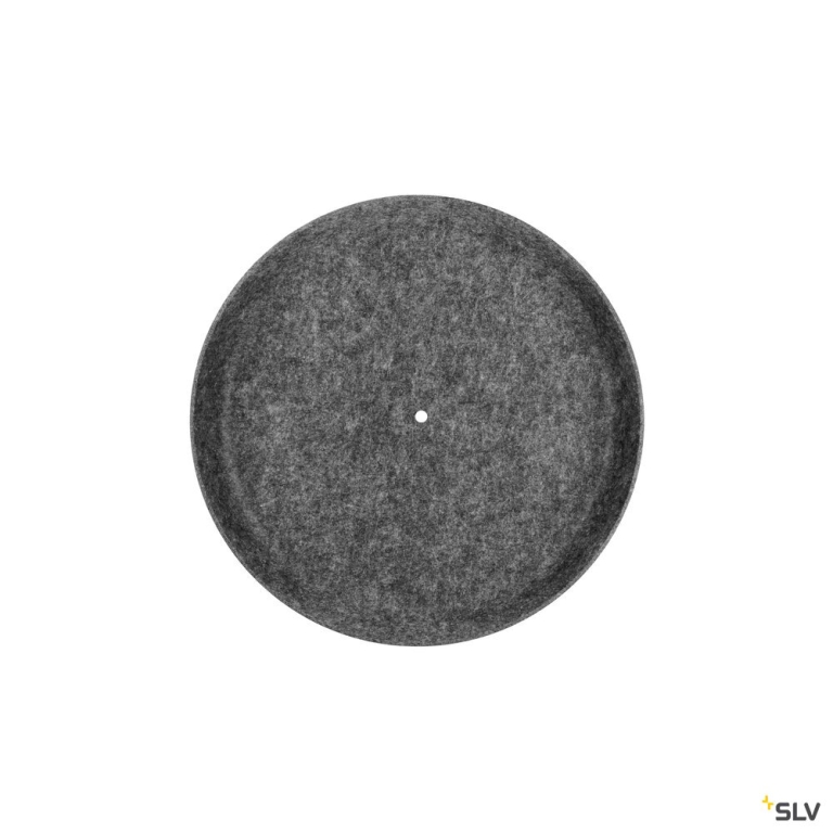 SLV GRIP! FLAT, Felt shade Ø50cm x 6,2cm, anthrazit