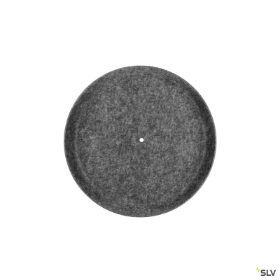 SLV GRIP! FLAT, Felt shade Ø50cm x 6,2cm, anthrazit