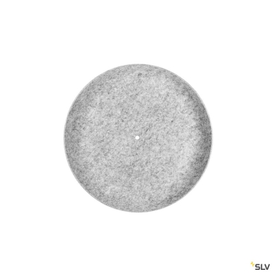 SLV GRIP! FLAT, Felt shade Ø50cm x 6,2cm, grau