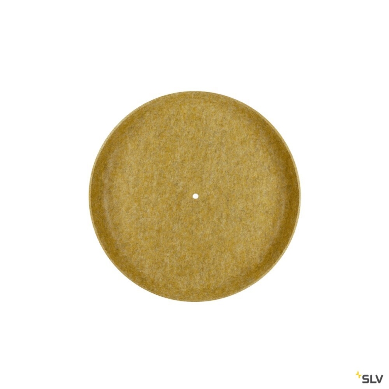SLV GRIP! FLAT, Felt shade Ø50cm x 6,2cm, ocker
