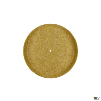 SLV GRIP! FLAT, Felt shade Ø50cm x 6,2cm, ocker