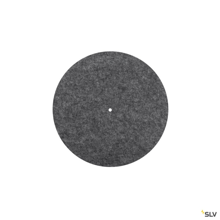 SLV GRIP! FLAT, Felt shade Ø50cm x 0,6cm, anthrazit