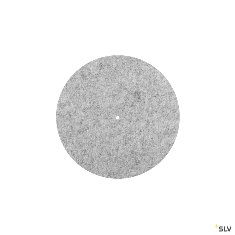 SLV GRIP! FLAT, Felt shade Ø50cm x 0,6cm, grau