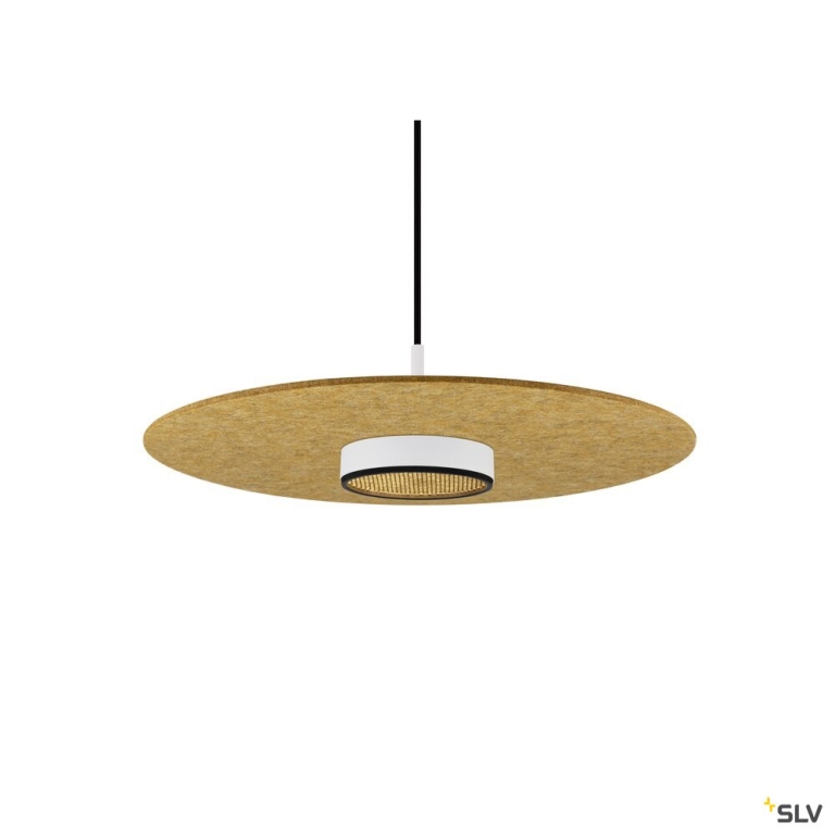 SLV GRIP! FLAT, Felt shade Ø50cm x 0,6cm, ocker