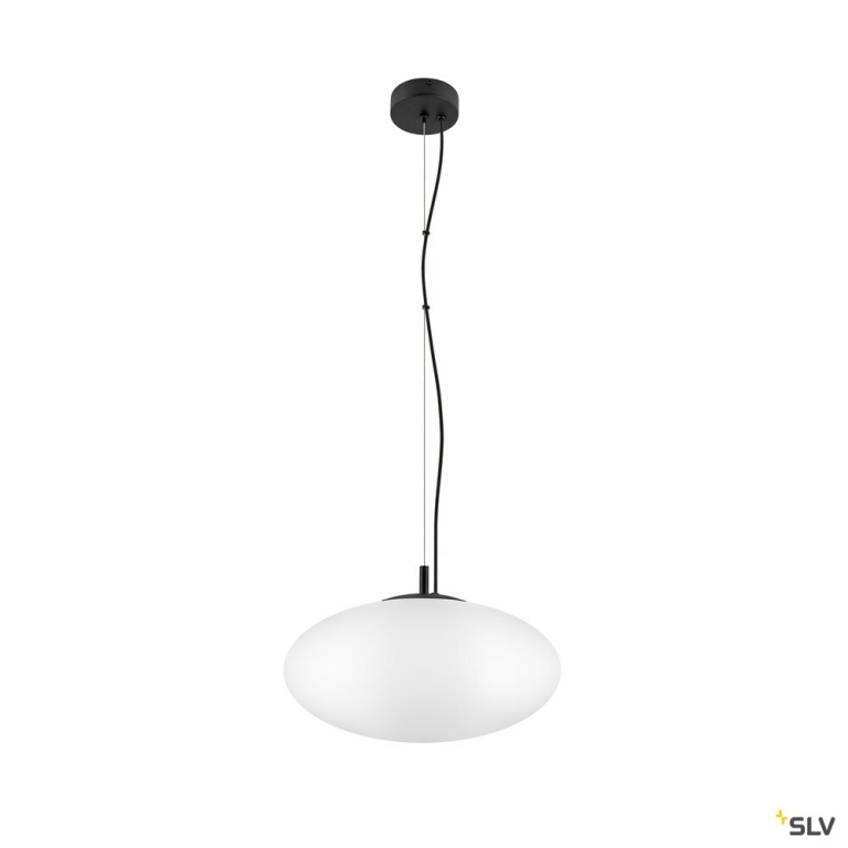 SLV OLYPSO 40, Pendelleuchte, E27, Pendellänge 400 cm, 1 x max. 40 W, schwarz