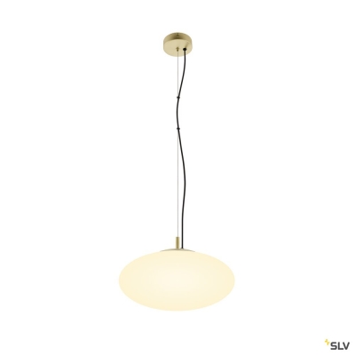 SLV OLYPSO 40, Pendelleuchte, E27, Pendellänge 400 cm, 1 x max. 40 W, gold