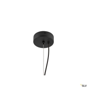 OLYPSO 50, Pendelleuchte, E27, Pendellänge 400 cm, 1 x max. 40 W, schwarz