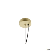 OLYPSO 50, Pendelleuchte, E27, Pendellänge 400 cm, 1 x max. 40 W, gold
