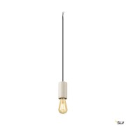 FITU PD, E27, stone, Pendelleuchte, Pendellänge 500 cm, offenes Kabelende, 1 x max. 15 W, beige