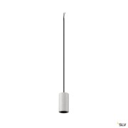 FITU PD, E27, stone, Pendelleuchte, Pendellänge 500 cm, offenes Kabelende, 1 x max. 15 W, grau