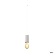 FITU PD, E27, stone, Pendelleuchte, Pendellänge 500 cm, offenes Kabelende, 1 x max. 15 W, grau