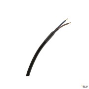 FITU PD, E27, ribbed, Pendelleuchte, Pendellänge 500 cm, offenes Kabelende, 1 x max. 15 W, schwarz