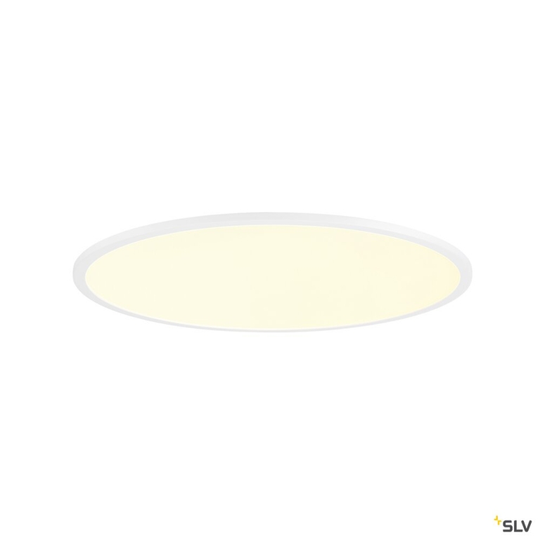 SLV PANEL 60, Deckenaufbauleuchte, rund, PHASE, 3000/4000K, 29 W, 90°, weiß