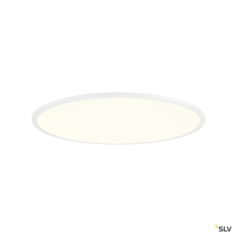 SLV PANEL 60, Deckenaufbauleuchte, rund, PHASE, 3000/4000K, 29 W, 90°, weiß