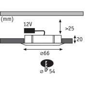 Möbeleinbauleuchte Micro Line Structure