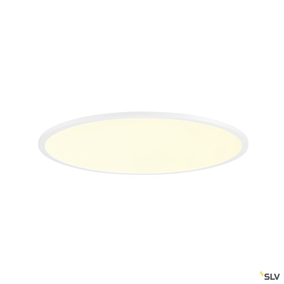SLV PANEL 60, Deckenaufbauleuchte, rund, DALI, 3000/4000K, 29 W, 90°, weiß