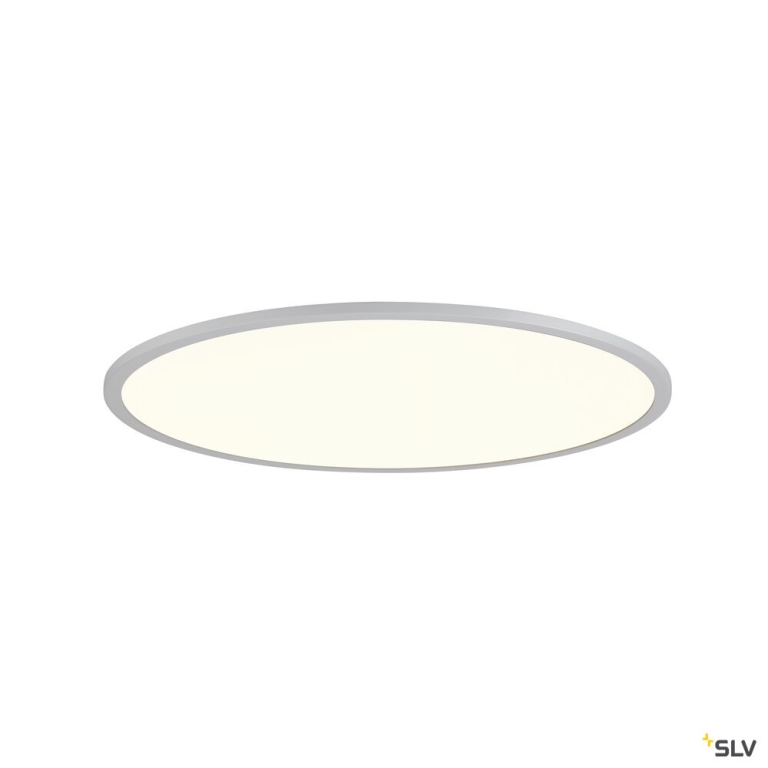 SLV PANEL 60, Deckenaufbauleuchte, rund, DALI, 3000/4000K, 29 W, 90°, grau