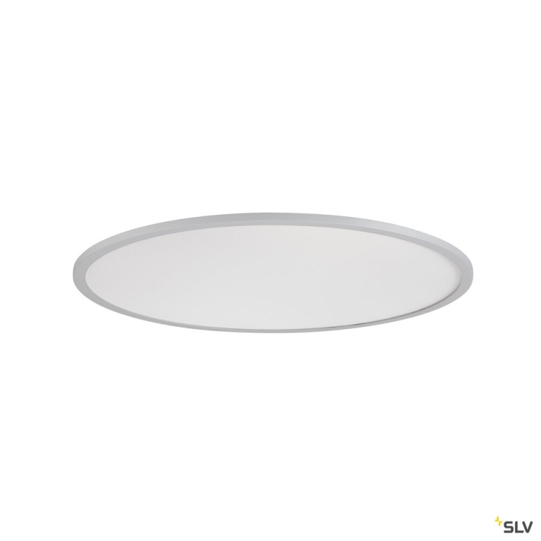 SLV PANEL 60, Deckenaufbauleuchte, rund, DALI, 3000/4000K, 29 W, 90°, grau