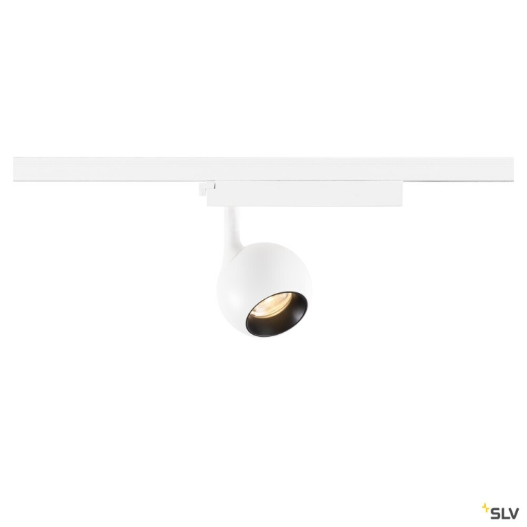 SLV LIGHT EYE® 2.0, 1~ Spot, PHASE, rund, 2700K, 11 W, 30°, weiß / schwarz